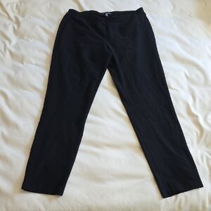 Eileen Fisher Pull On Black Pants